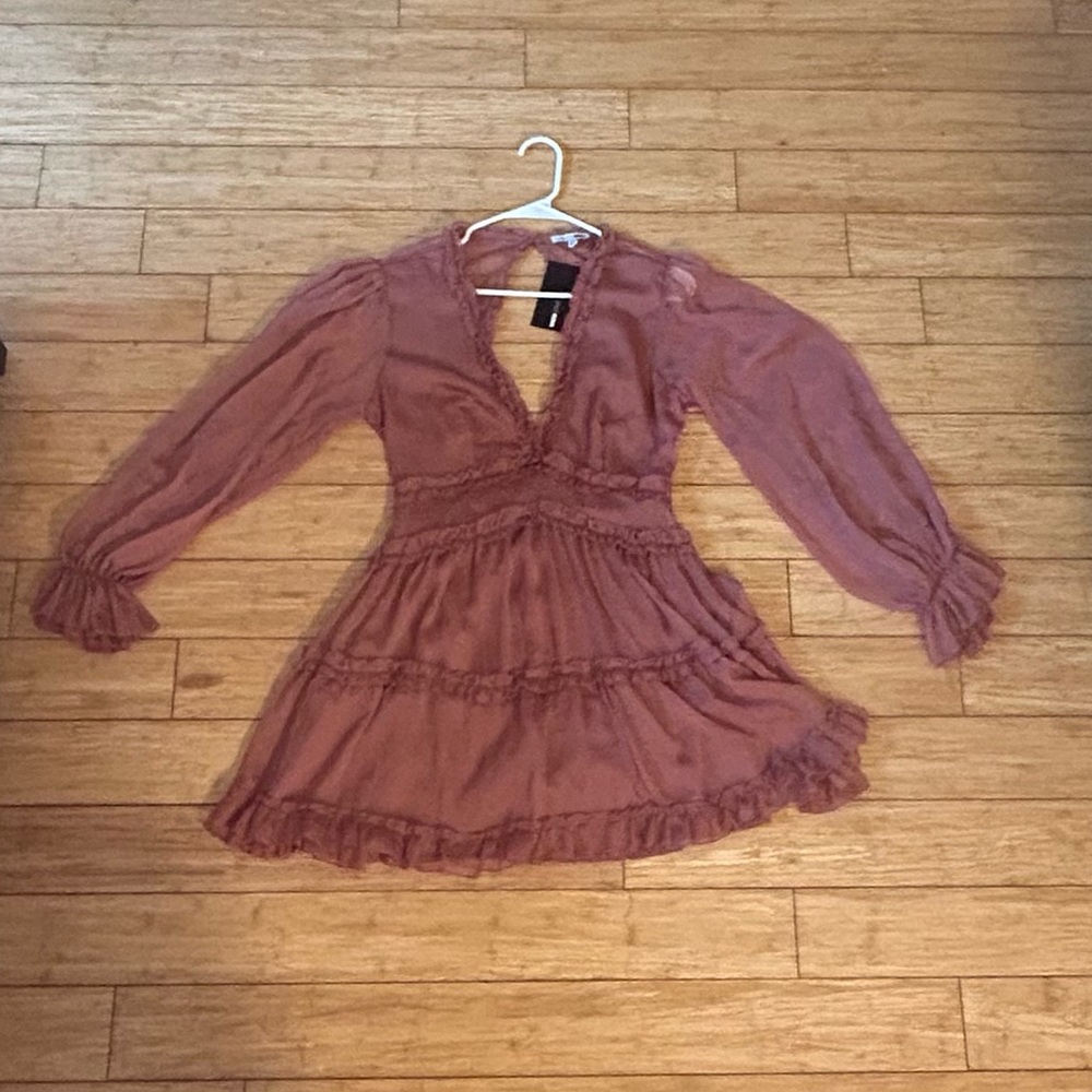 Juliet Flare Ruffle Mini Dress